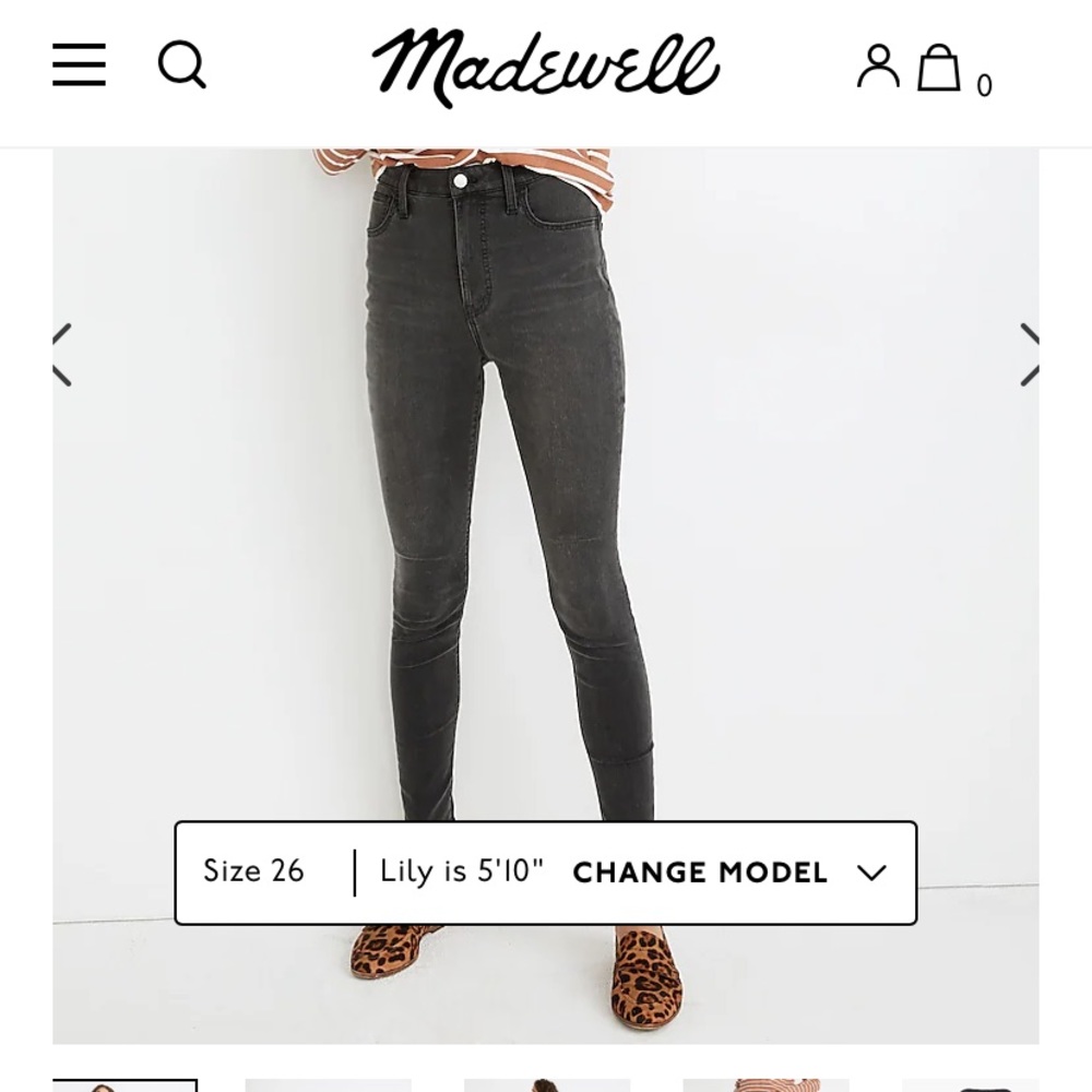 Madewell 9” skinny high rise roadtripper in ashmont wash size 26